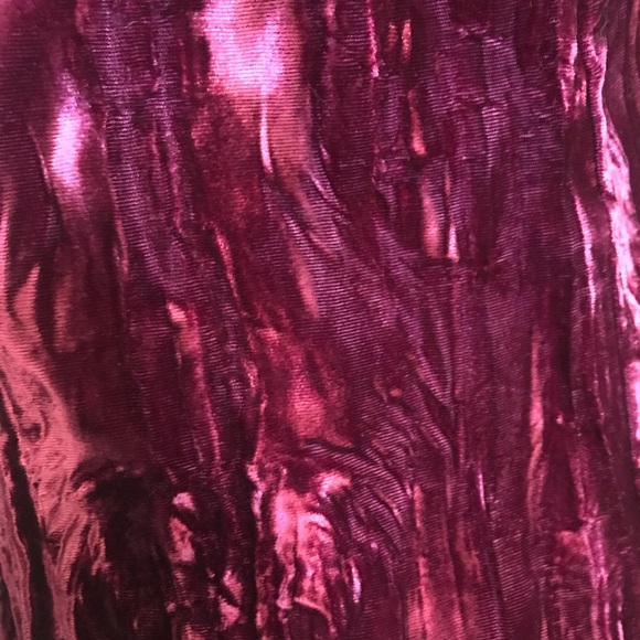 Vintage Betsey Johnson/ HB Honey Bee collar Red Velvet Bow Cocktail Dress - Picture 11 of 11